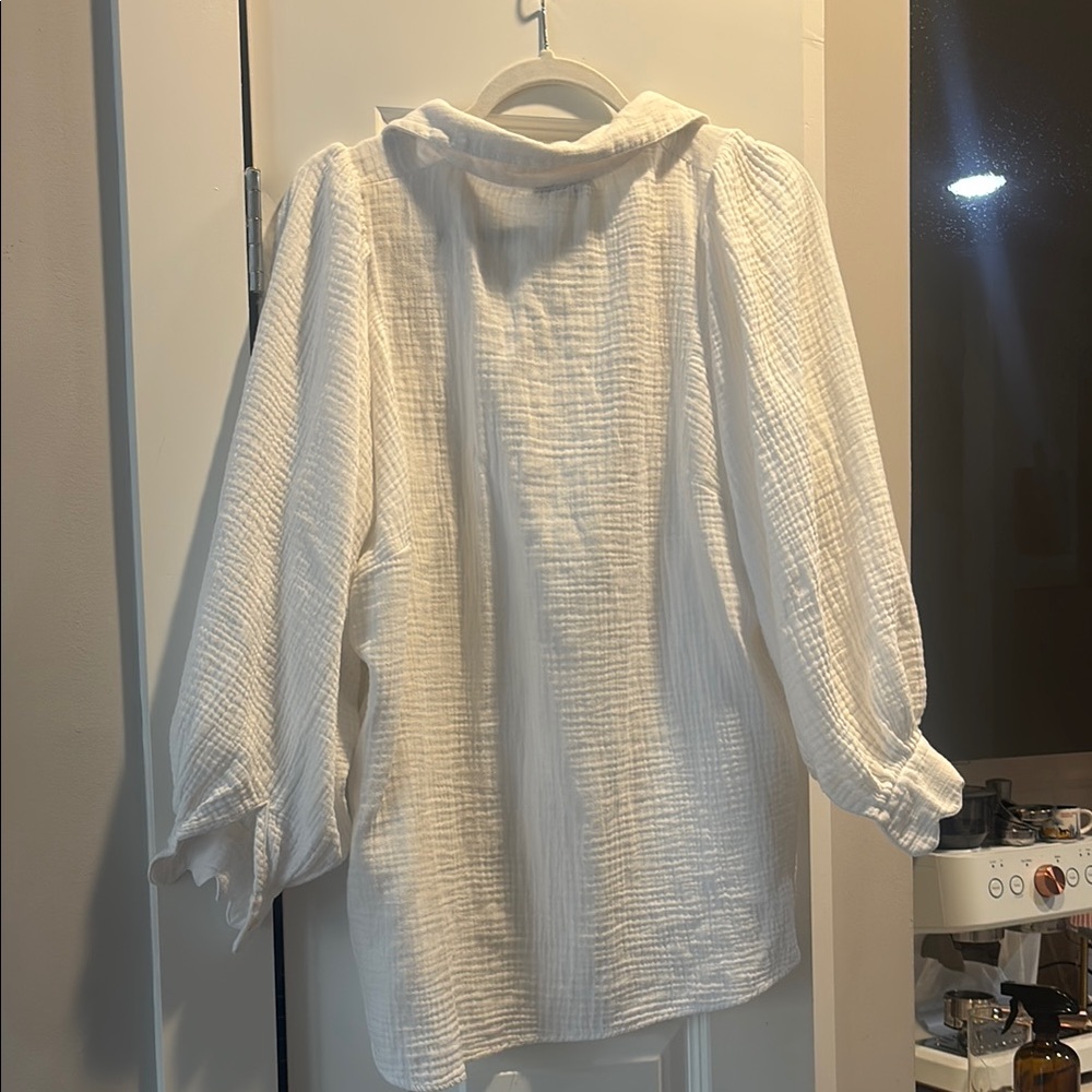 White Button down - Picture 3 of 4